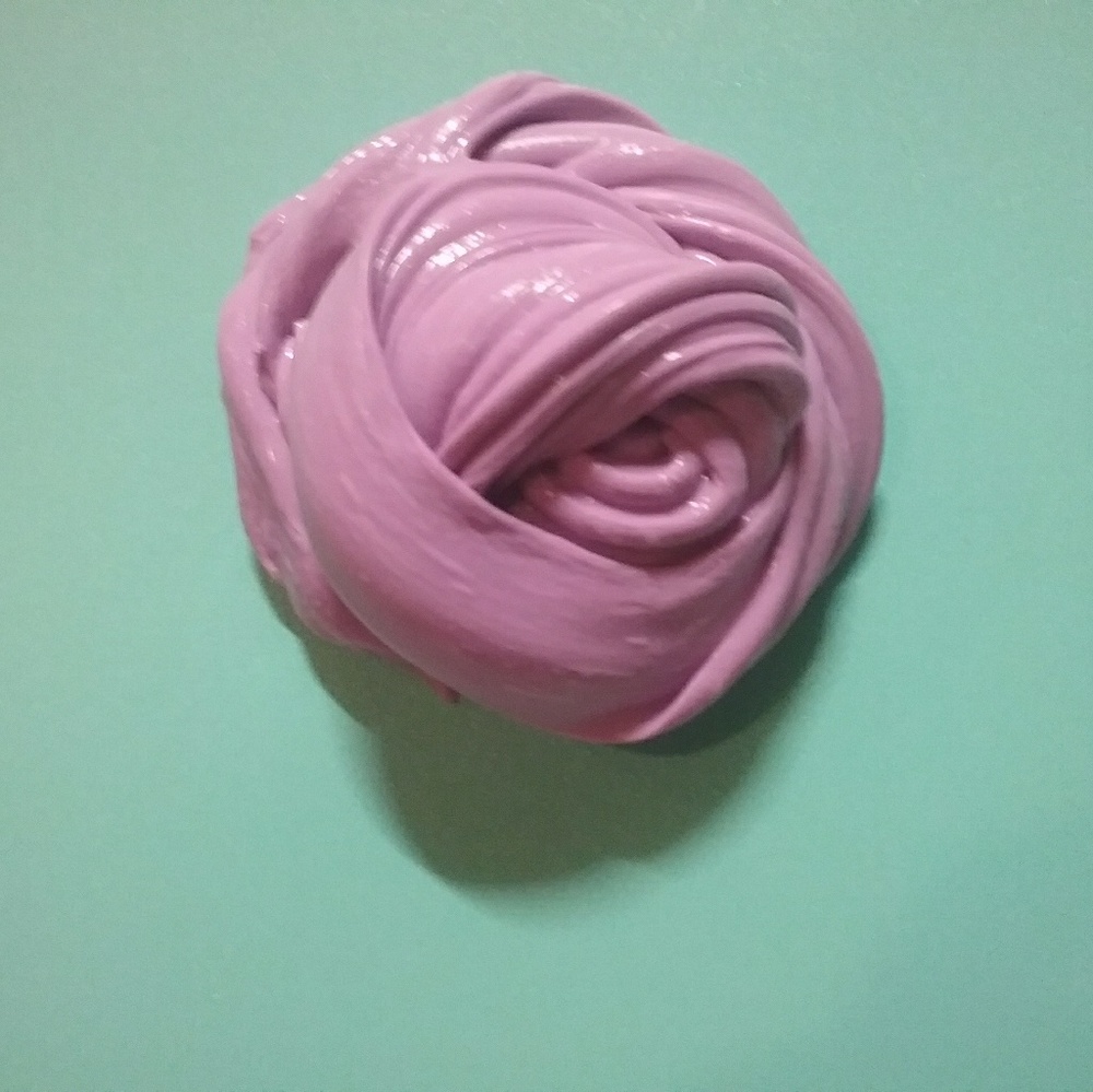 Fluffy purple slime (plum )